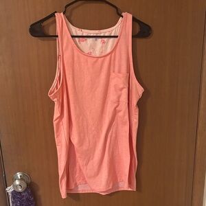 Croft & Barrow Pink Flamingo Pajama Tank Top